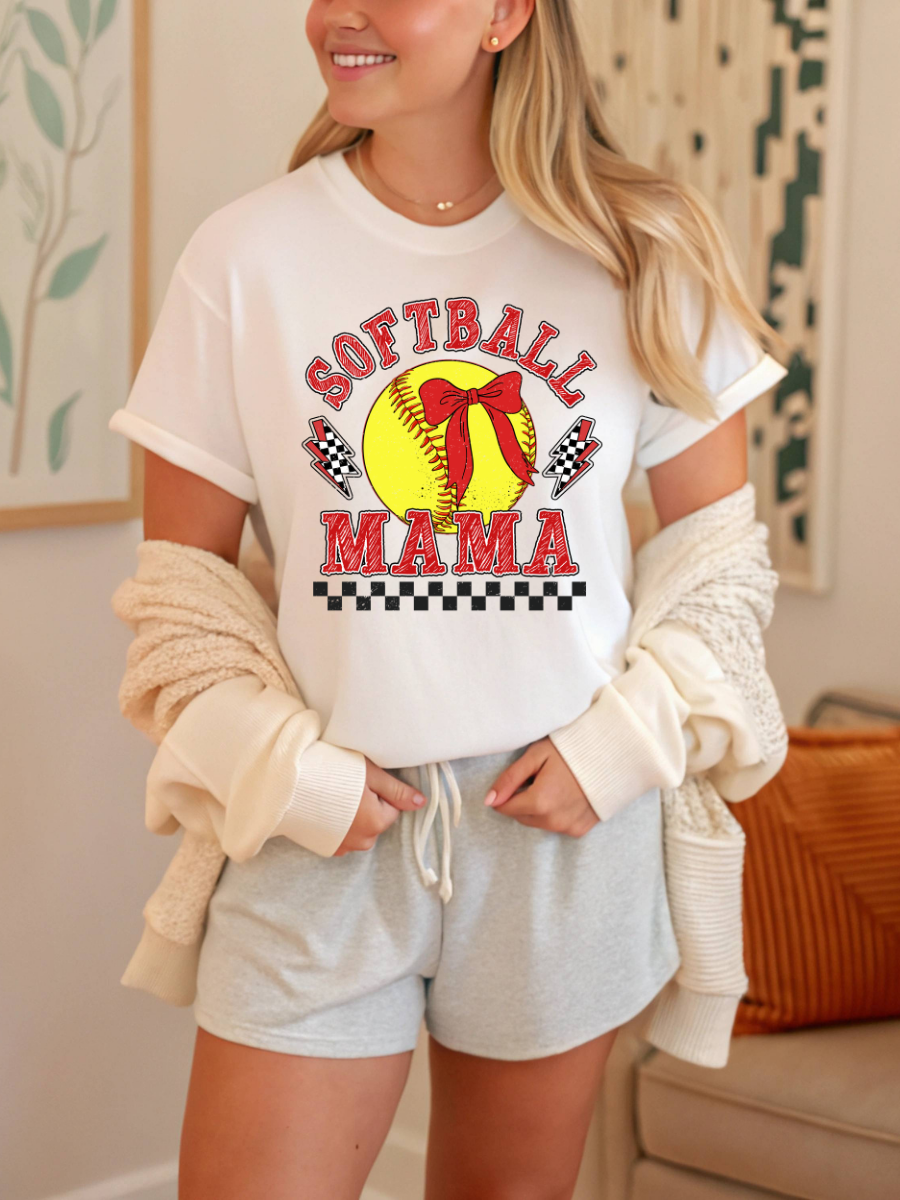 Retro Softball Mama