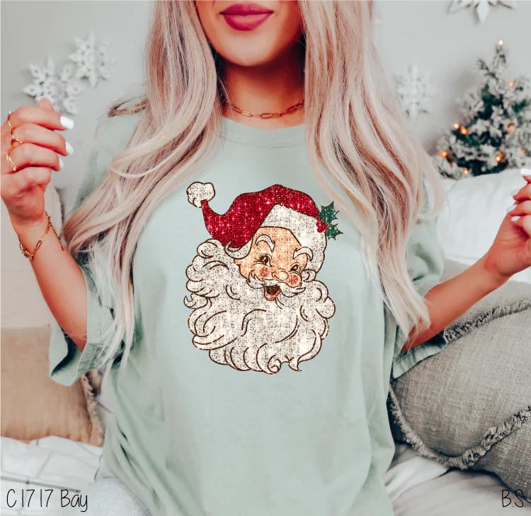 Glitter Santa