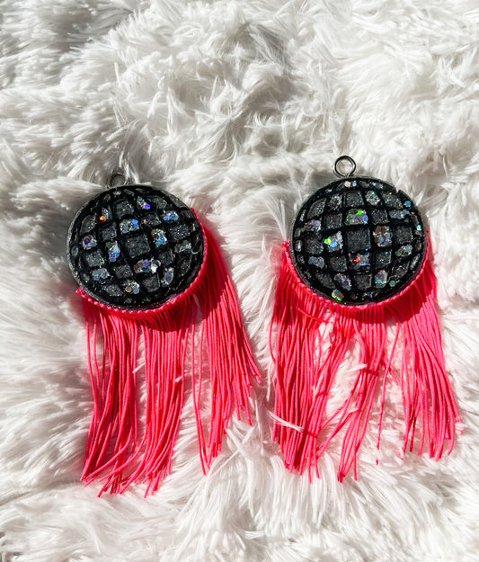 Disco Ball Vent Clip {With Fringe}