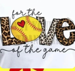 For The Love Of The Game Softball