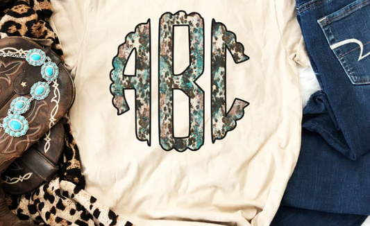 Cowhide Monogram