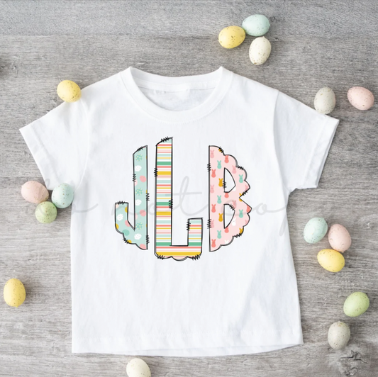 Easter Bunny Monogram